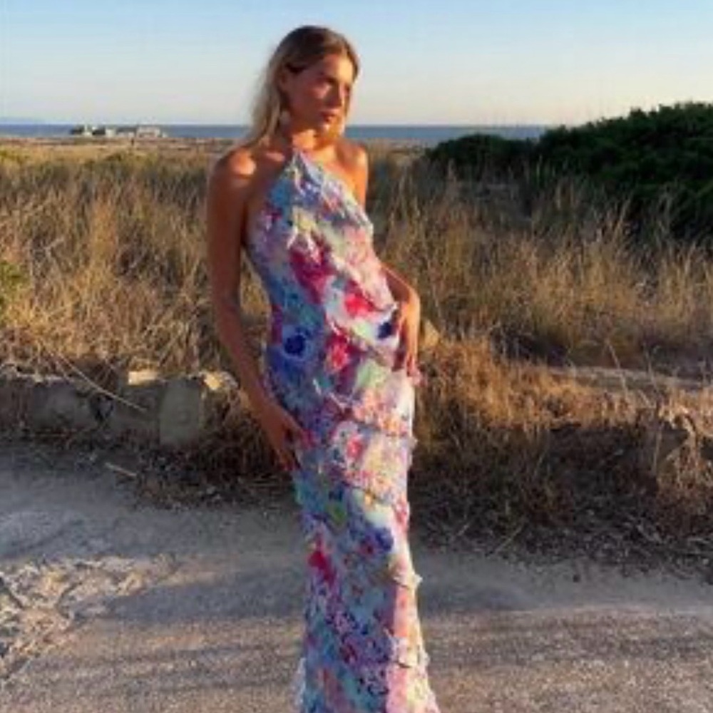 Zara Multicolor Maxi Dress